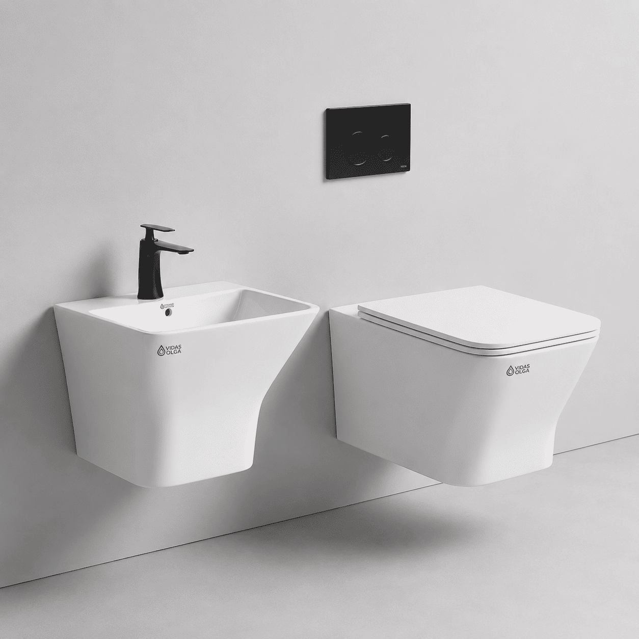 WC Encastrable Levier Blanc